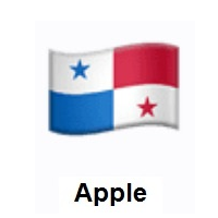 Flag of Panama on Apple iOS