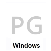 Flag of Papua New Guinea on Microsoft Windows