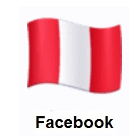 Flag of Peru on Facebook