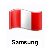 Flag of Peru on Samsung