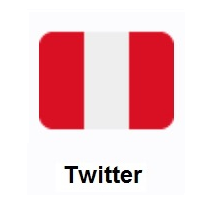 Flag of Peru on Twitter Twemoji