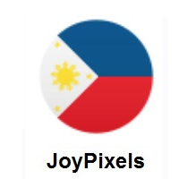Flag of Philippines on JoyPixels