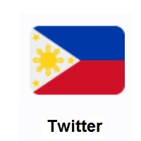 Flag of Philippines on Twitter Twemoji