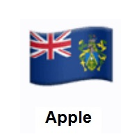 Flag of Pitcairn Islands on Apple iOS