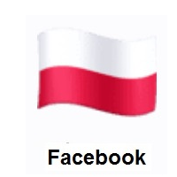 Flag of Poland on Facebook