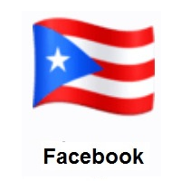 Flag of Puerto Rico on Facebook