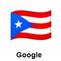 Flag of Puerto Rico on Google Android