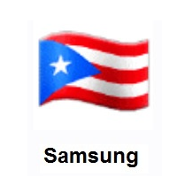 Flag of Puerto Rico on Samsung