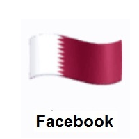 Flag of Qatar on Facebook