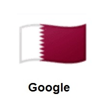Flag of Qatar on Google Android