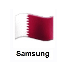 Flag of Qatar on Samsung