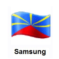 Flag of Réunion on Samsung