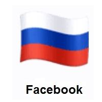 Flag of Russia on Facebook