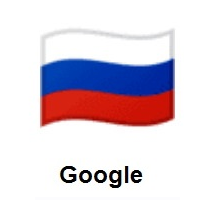 Flag of Russia on Google Android