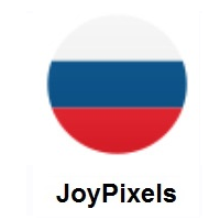 Flag of Russia on JoyPixels