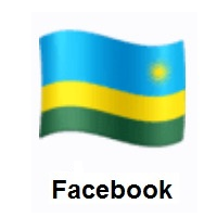 Flag of Rwanda on Facebook