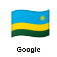 Flag of Rwanda on Google Android