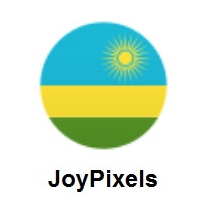 Flag of Rwanda on JoyPixels