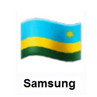 Flag of Rwanda on Samsung