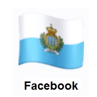 Flag of San Marino on Facebook