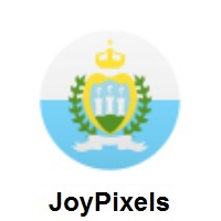 Flag of San Marino on JoyPixels