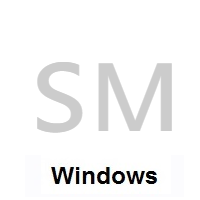 Flag of San Marino on Microsoft Windows