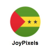 Flag of São Tomé & Príncipe on JoyPixels