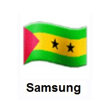 Flag of São Tomé & Príncipe on Samsung