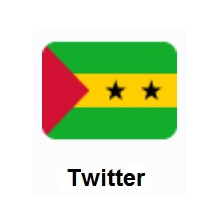 Flag of São Tomé & Príncipe on Twitter Twemoji