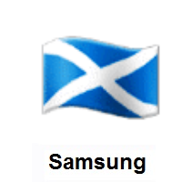󠁧󠁢󠁥󠁮󠁧󠁿Flag of Scotland on Samsung