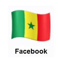 Flag of Senegal on Facebook