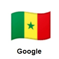 Flag of Senegal on Google Android