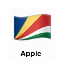 Flag of Seychelles on Apple iOS