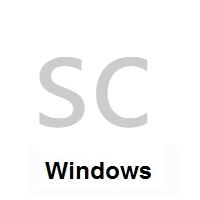 Flag of Seychelles on Microsoft Windows