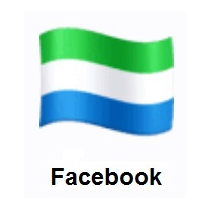 Flag of Sierra Leone on Facebook