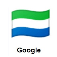 Flag of Sierra Leone on Google Android