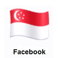 Flag of Singapore on Facebook