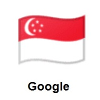 Flag of Singapore on Google Android