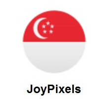 Flag of Singapore on JoyPixels