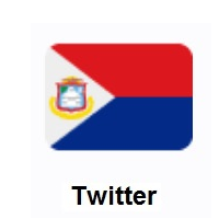 Flag of Sint Maarten on Twitter Twemoji
