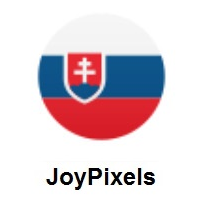 Flag of Slovakia on JoyPixels