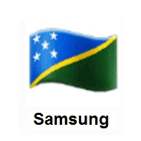 Flag of Solomon Islands on Samsung