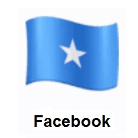 Flag of Somalia on Facebook