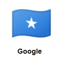 Flag of Somalia on Google Android