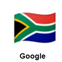 Flag of South Africa on Google Android