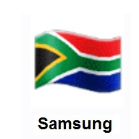 Flag of South Africa on Samsung