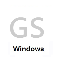 Flag of South Georgia & South Sandwich Islands on Microsoft Windows