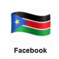 Flag of South Sudan on Facebook