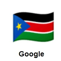 Flag of South Sudan on Google Android