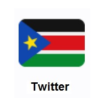 Flag of South Sudan on Twitter Twemoji